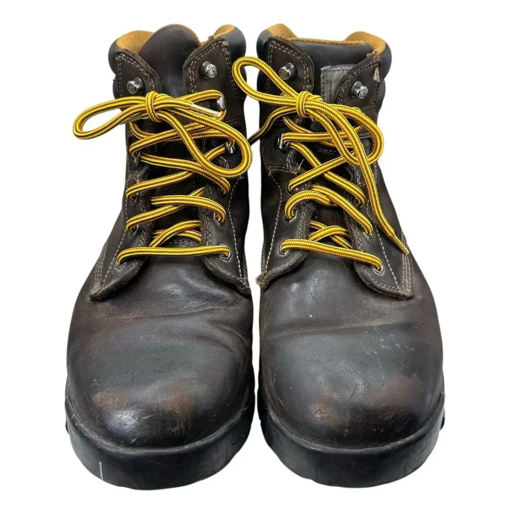 Carhartt Mens Rugged Flex Steel Toe Work Boot Brown Leather Size 10